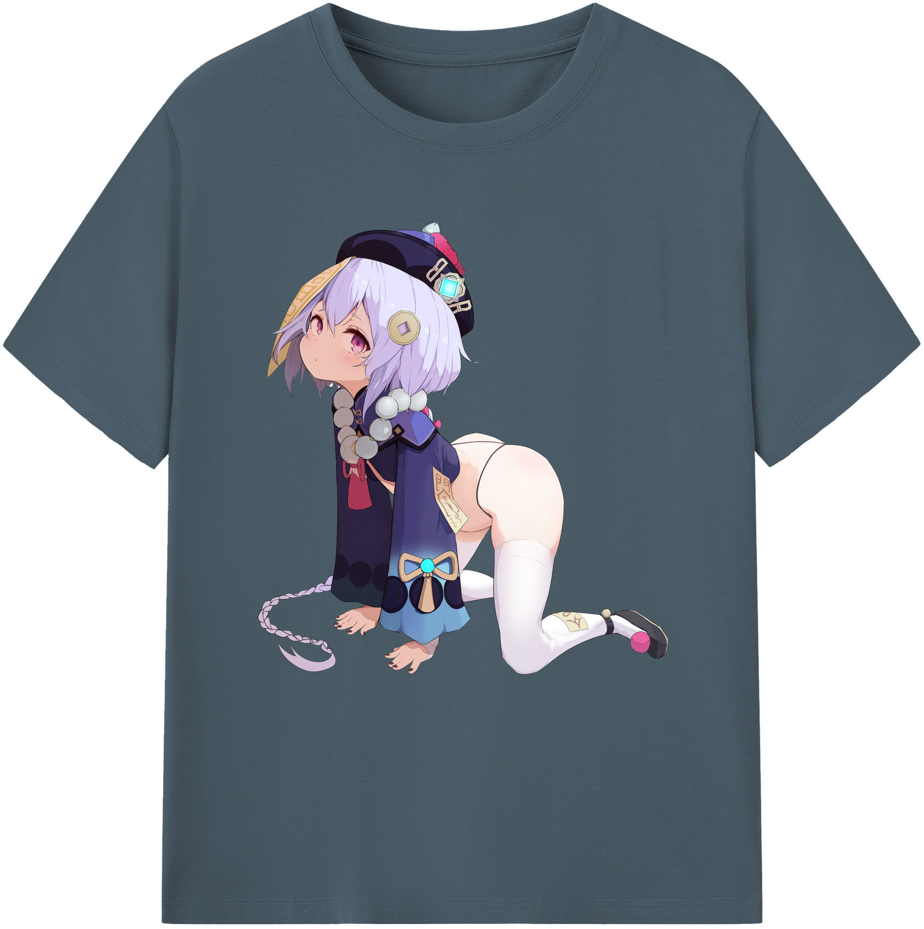 げんし神 七七 なな  genshin Nana 綿100％半袖Tシャツ（フロントプリント）